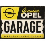 Plaque en métal 30 X 40 cm Opel : Garage