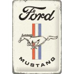 Plaque en métal 20 X 30 cm Ford Mustang
