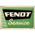 Plaque en métal 20 X 30 cm Fendt Service (tracteurs)