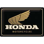 Plaque en métal 20 X 30 cm : Logo Honda motorcycles (moto)