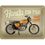 Plaque en métal 15 X 20 cm : Honda CB750 Four classic (moto)