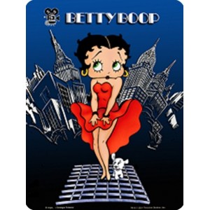 Plaque en métal 30 X 40 cm : Betty Boop USA
