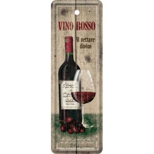Marque-pages en métal : Vino Rosso (vin rouge)