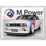 Plaque en métal 30 X 40 cm BMW E30