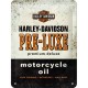 Plaque en métal 15 X 20 cm : Harley-Davidson Pre-Luxe Motorcycle Oil