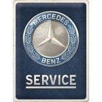 Plaque en métal 30 X 40 cm : Mercedes-Benz Truck Garage (camion)