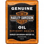 Plaque en métal 15 X 20 cm : Harley-Davidson Pre-Luxe Motorcycle Oil