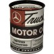 Tirelire métallique ronde Daimler Truck Motor Oil (Mercedes)