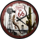 Horloge murale : Route 66