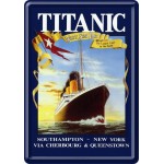 Plaque en métal 14 X 10 cm Titanic