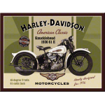 Magnet 8 x 6 cm Harley-Davidson Knucklehead