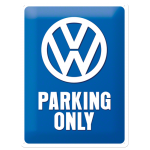 Plaque en métal 30 X 40 cm VW Volkswagen "Parking Only"