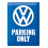 Plaque en métal 30 X 40 cm VW Volkswagen "Parking Only"